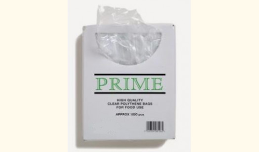 Clear Polythene Bags - (120 Gauge) 12" x 15" - 1000/Box